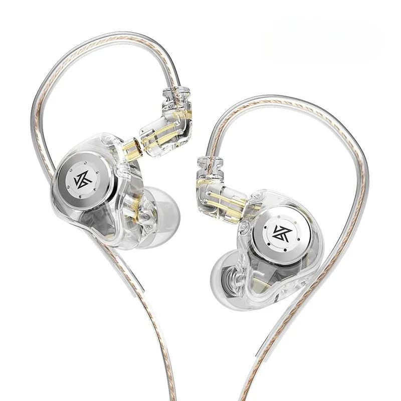 EDX Pro In-Ear Monitors Wired Earphones, No-Mic IEM, HiFi Stereo Bass