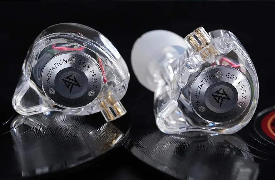 Hridz EDX Pro-X Wired In-Ear Monitor Earphones – No Mic, HiFi Stereo Bass