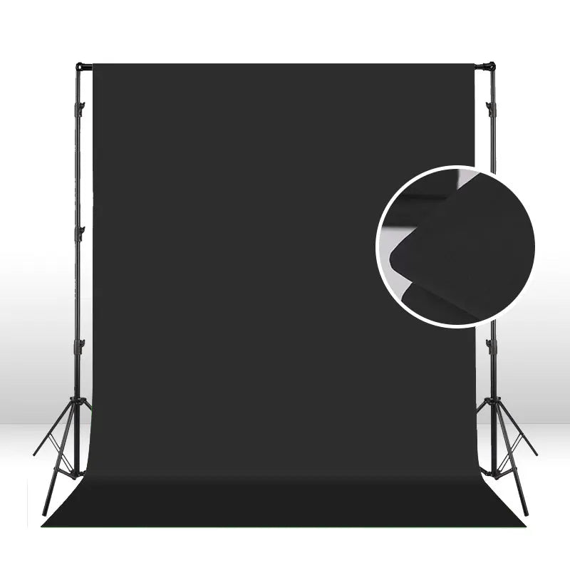 Hridz Photography Backdrop Kit – 2.6x3m Heavy Duty Stand & Muslin Backdrop
