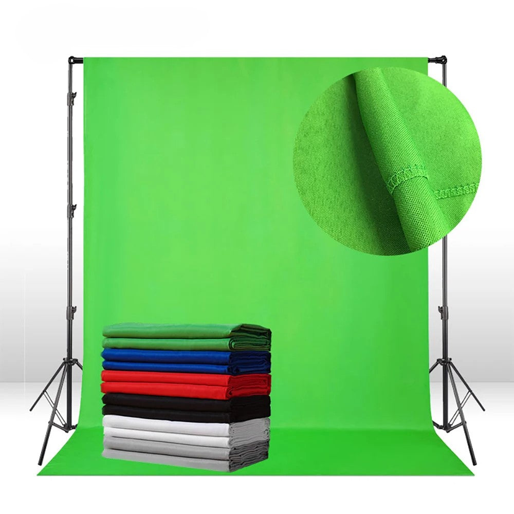 Hridz Photography Backdrop Kit β 2.6x3m Heavy Duty Stand & Muslin Backdrop