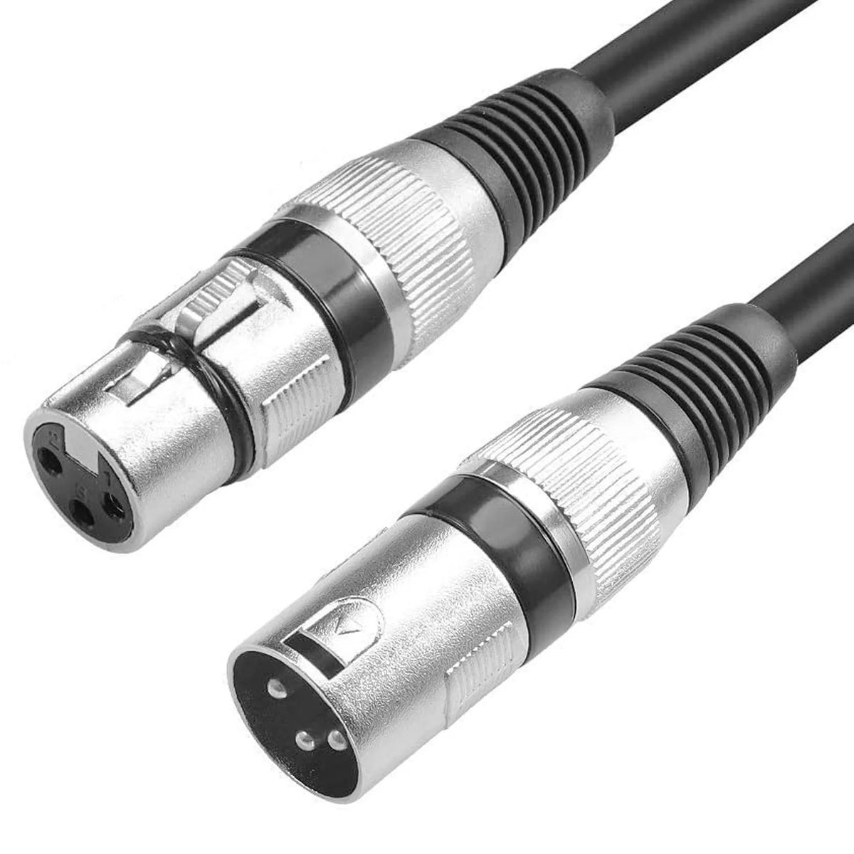 Hridz XLR Cable Male to Female – Balanced Microphone Lead for Mics, Mixers & Speakers