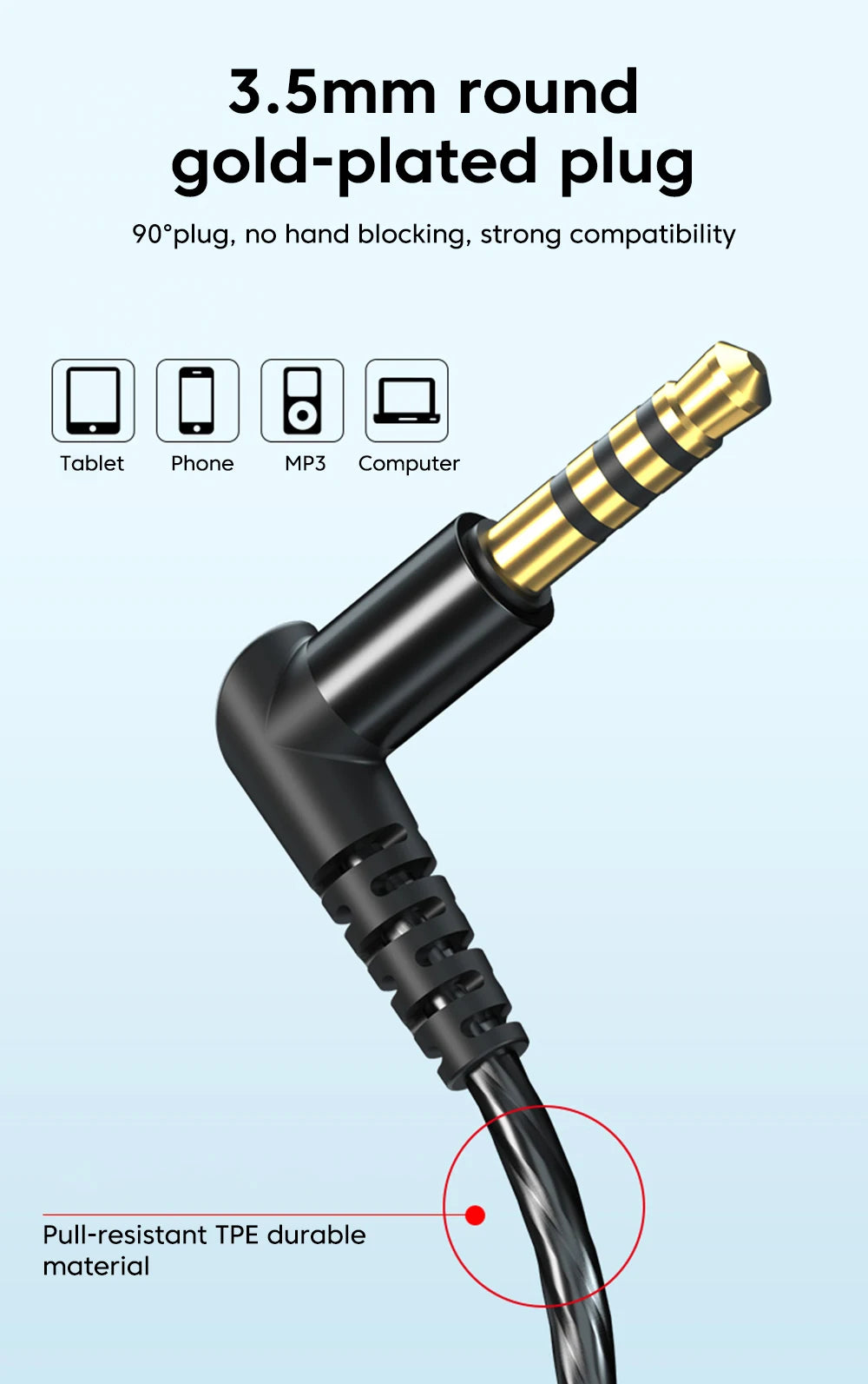 R-HiFi S16 Type-C Wired Gaming In Ear Earphones with Microphone HiFi Bass for Gaming, Music & Calls