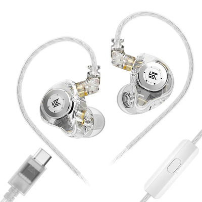 KZ EDX Pro USB-C in-ear monitor earphones with mic - photo 2
