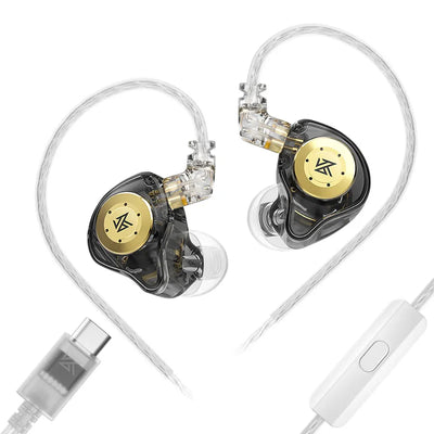 KZ EDX Pro USB-C in-ear monitor earphones with mic - photo 1