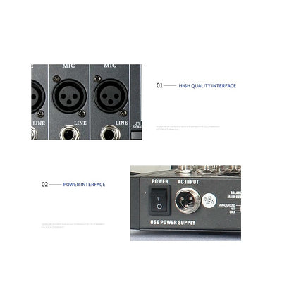 Hridz CT-120S Pro 12-Channel Outdoor Audio Mixer
