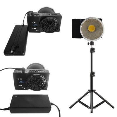Hridz 100W COB LED Video Light Bi-Color 2800K-6800K Continuous Studio Photography Lighting Kit with Softbox for YouTube, Filmmaking Product Photography