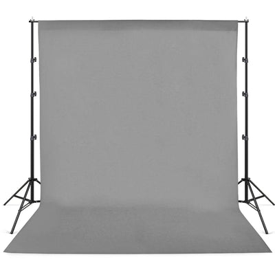 Hridz 2x3m grey muslin photography backdrop with pocket - photo 4