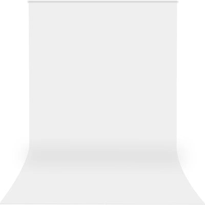 Hridz 2x3m White Muslin Photography Backdrop with Pocket