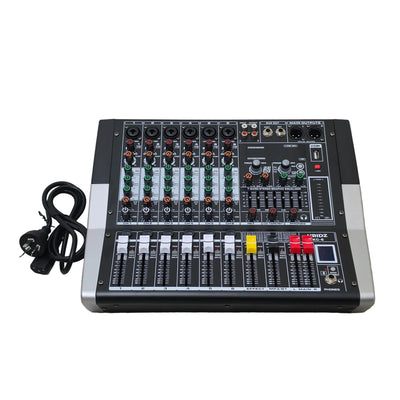 Hridz KG-4 / KG-6 / KG-8 Powered Audio Mixer 600W × 2 with Bluetooth, USB & Built-In Effects