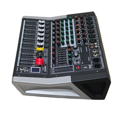 Hridz KG-4 / KG-6 / KG-8 Powered Audio Mixer 600W × 2 with Bluetooth, USB & Built-In Effects