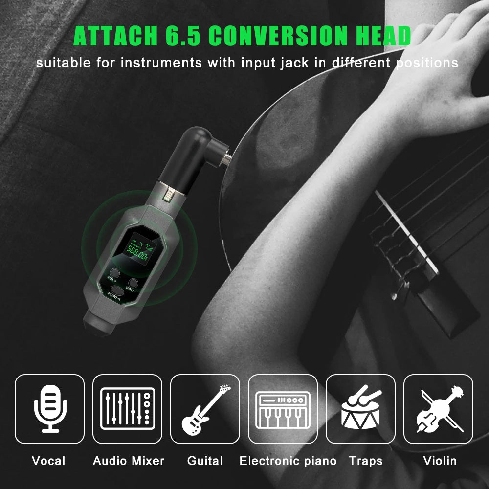 Hridz N2 2-in-1 Wireless UHF XLR Converter for Mics, Mixers & Speakers