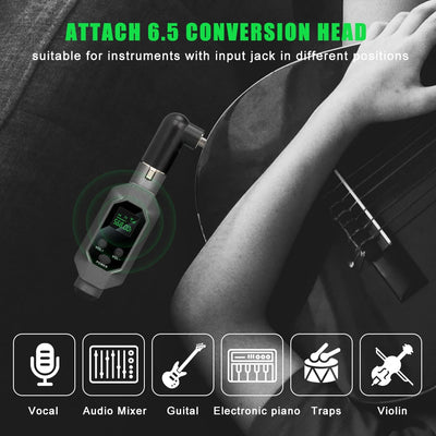 Hridz N2 2-in-1 Wireless UHF XLR Converter for Mics, Mixers & Speakers