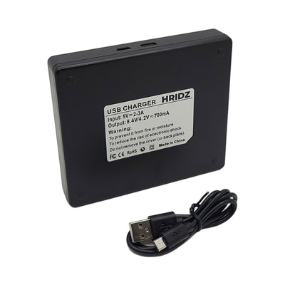 Hridz NB-2L Dual Battery Charger for Canon NB-2LH & EOS 350D/400D, PowerShot G7/G9
