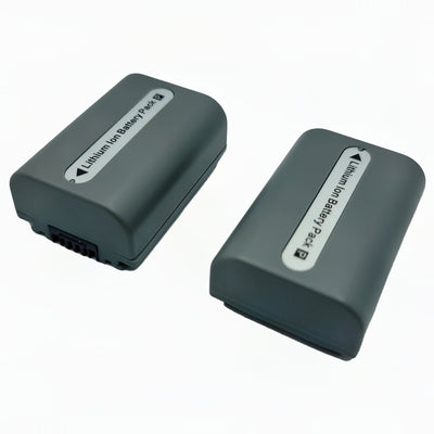 Hridz NP-FP50 2 Batteries & Dual Charger Set for Sony DCR-HC/DVD/SR Series Camcorders