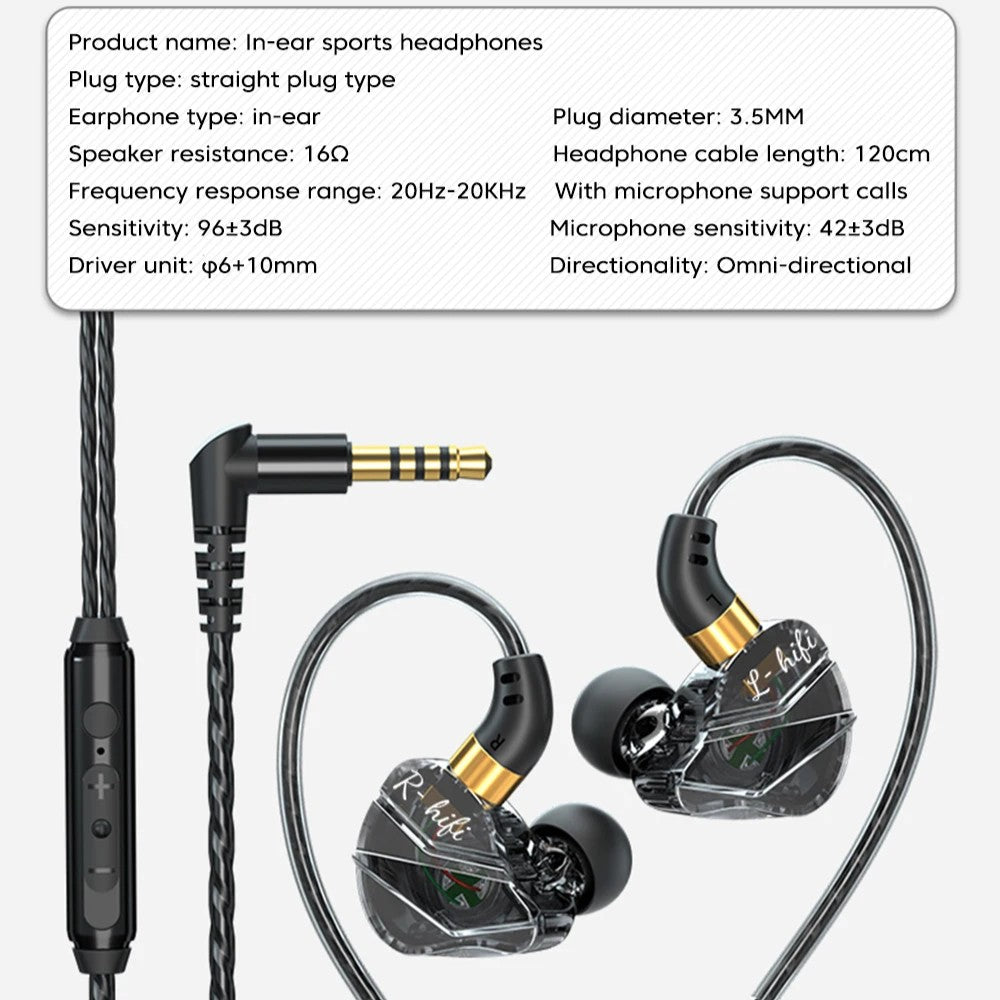 Hridz R-HiFi S16 Type-C Wired Gaming In Ear Earphones with Microphone HiFi Bass for Gaming, Music & Calls