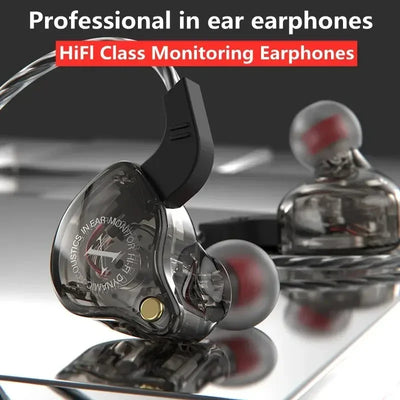 Hridz X2 Wired HiFi In-Ear Earphones 3.5mm Heavy Bass Earbuds for Gaming, Music, Sport & Everyday Listening – No Microphone