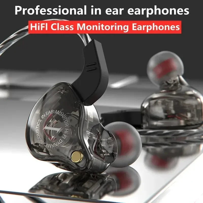 Hridz X2 Wired HiFi In-Ear Earphones 3.5mm Heavy Bass Earbuds for Gaming, Music, Sport & Everyday Listening – No Microphone