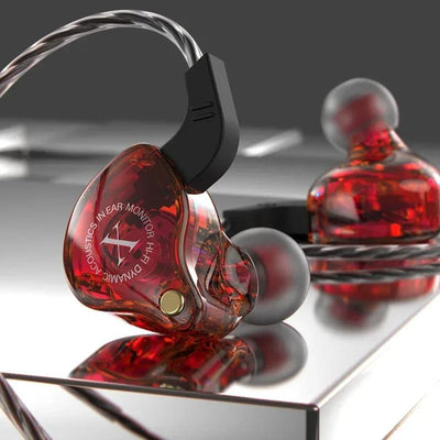 Hridz X2 Wired HiFi In-Ear Earphones 3.5mm Heavy Bass Earbuds for Gaming, Music, Sport & Everyday Listening – No Microphone