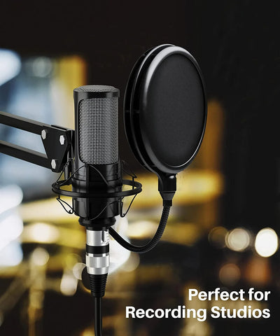 Hridz XLR Cable Male to Female – Balanced Microphone Lead for Mics, Mixers & Speakers