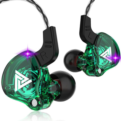 QKZ AK6 In Ear Monitor Earphone 6-Dynamic Driver Unit Headphone With Mic HIFI Headset