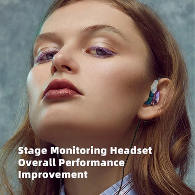 QKZ AK6 Pro Wired In-Ear Monitors with Mic – Detachable Cable, HiFi Bass, Noise Isolating
