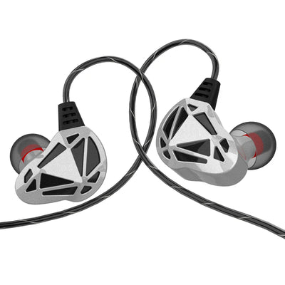 QKZ AK7 Copper Driver Wired In-Ear Earphones with Mic – HiFi Bass Stereo Earbuds