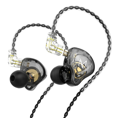 TRN MT1 HiFi In-Ear Monitor Earphones – With or Without Mic, Dynamic DJ Monitors