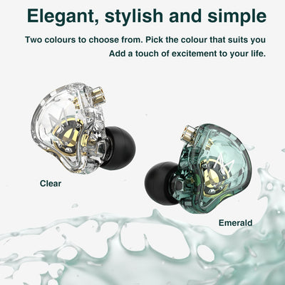 TRN MT1 HiFi In-Ear Monitor Earphones – With or Without Mic, Dynamic DJ Monitors