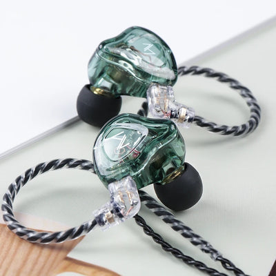 TRN MT1 HiFi In-Ear Monitor Earphones – With or Without Mic, Dynamic DJ Monitors