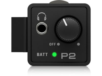 URX Bolanle P2 Personal In-Ear Monitor (IEM) Amplifier | Belt-Pack Headphone Amp with XLR & TRS Input