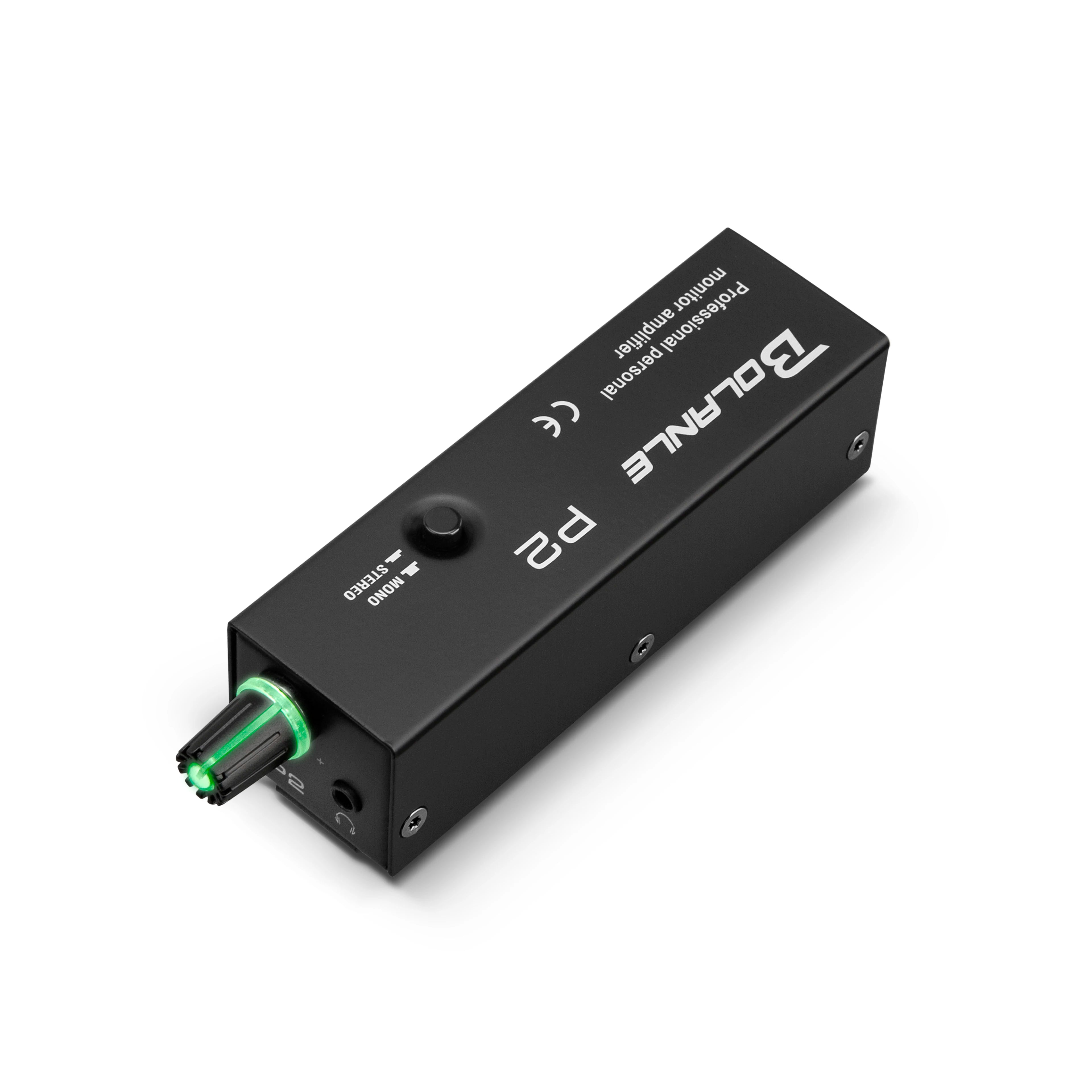 URX Bolanle P2 Personal In-Ear Monitor (IEM) Amplifier | Belt-Pack Headphone Amp with XLR & TRS Input