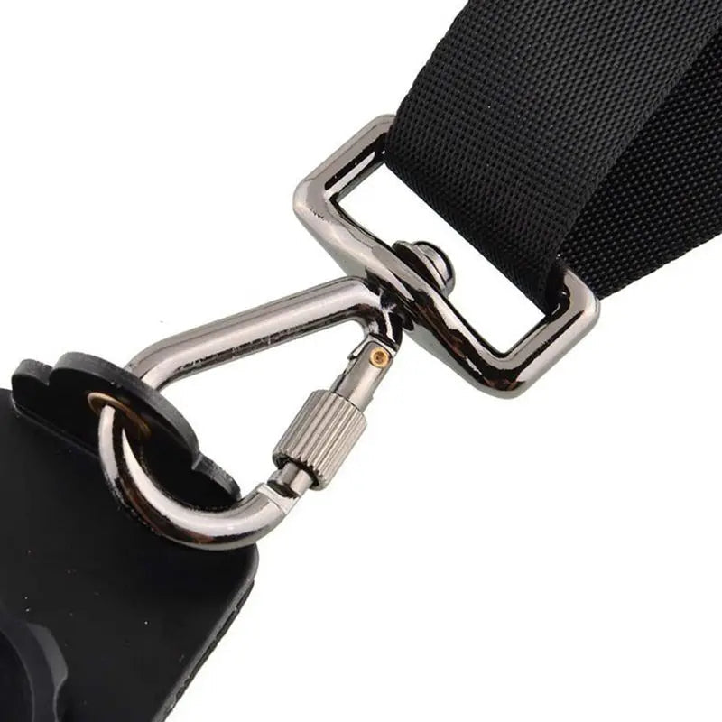 Hridz dual camera sling strap carrying two cameras, front view