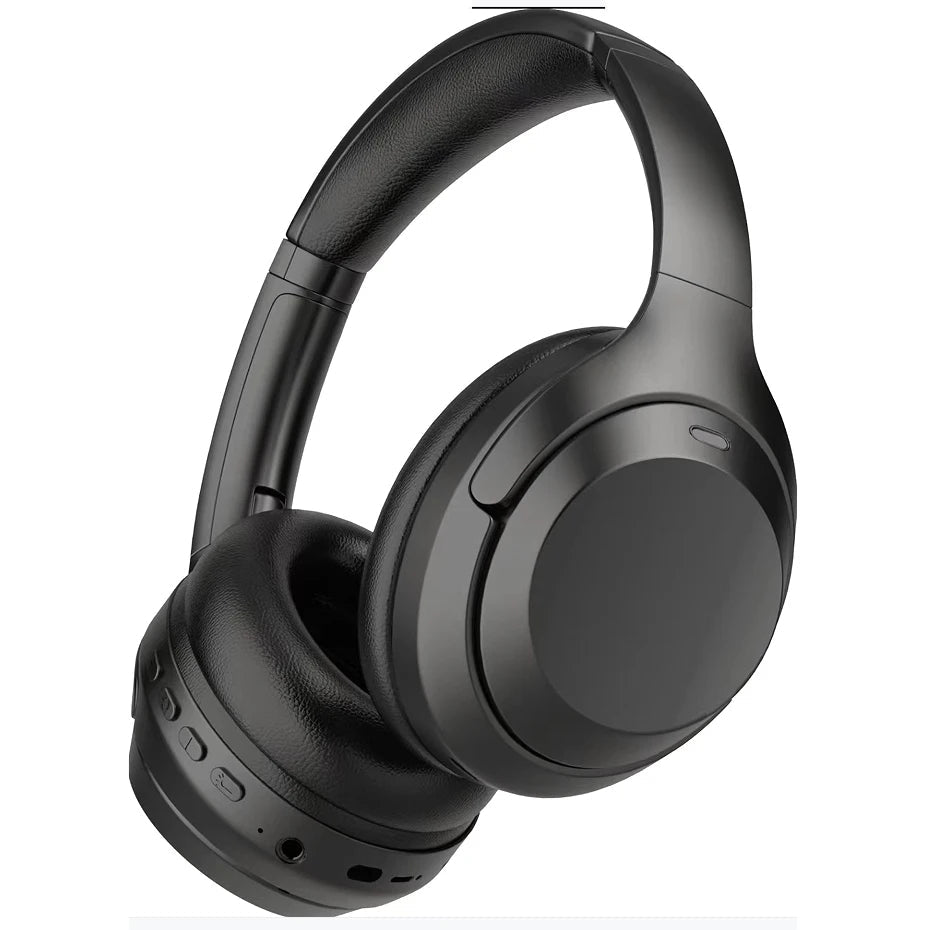Hridz foldable wireless Bluetooth over-ear headphones with noise reduction and HD mic – photo 1