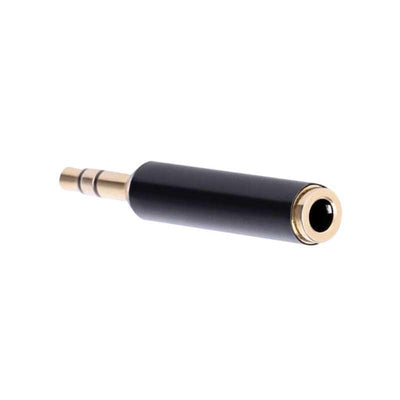 2Pcs Hridz 3.5mm TRS Male To Female TRRS Audio Stereo Adapter Connector 3 Pole to 4 Pole
