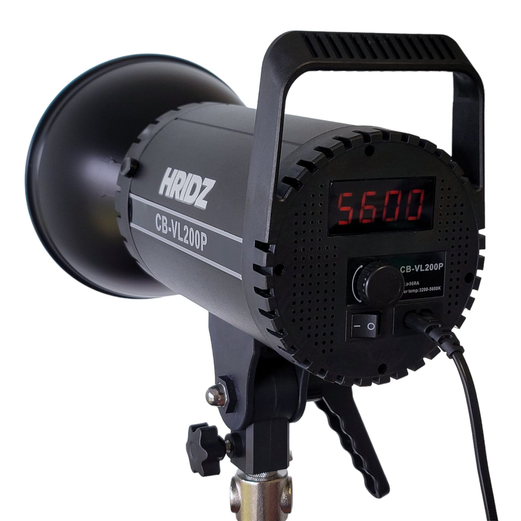 HRIDZ 200W LED Video Light Bi-Colour Continuous Dimmable Bowen mount For Filmmaking Photography Stage
