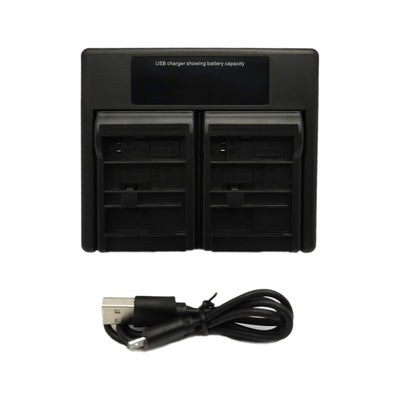 Hridz AHDBT-401 Battery Charger for GoPro HERO4 Black & Silver