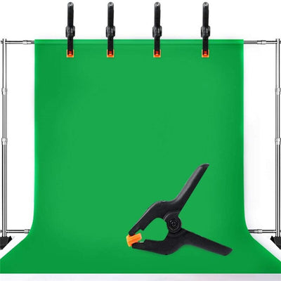Hridz Heavy Duty Muslin Clamps for Backdrop & Green Screen – Photo Booth Background Clips