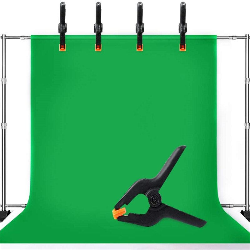 Hridz Heavy Duty Muslin Clamps for Backdrop & Green Screen – Photo Booth Background Clips