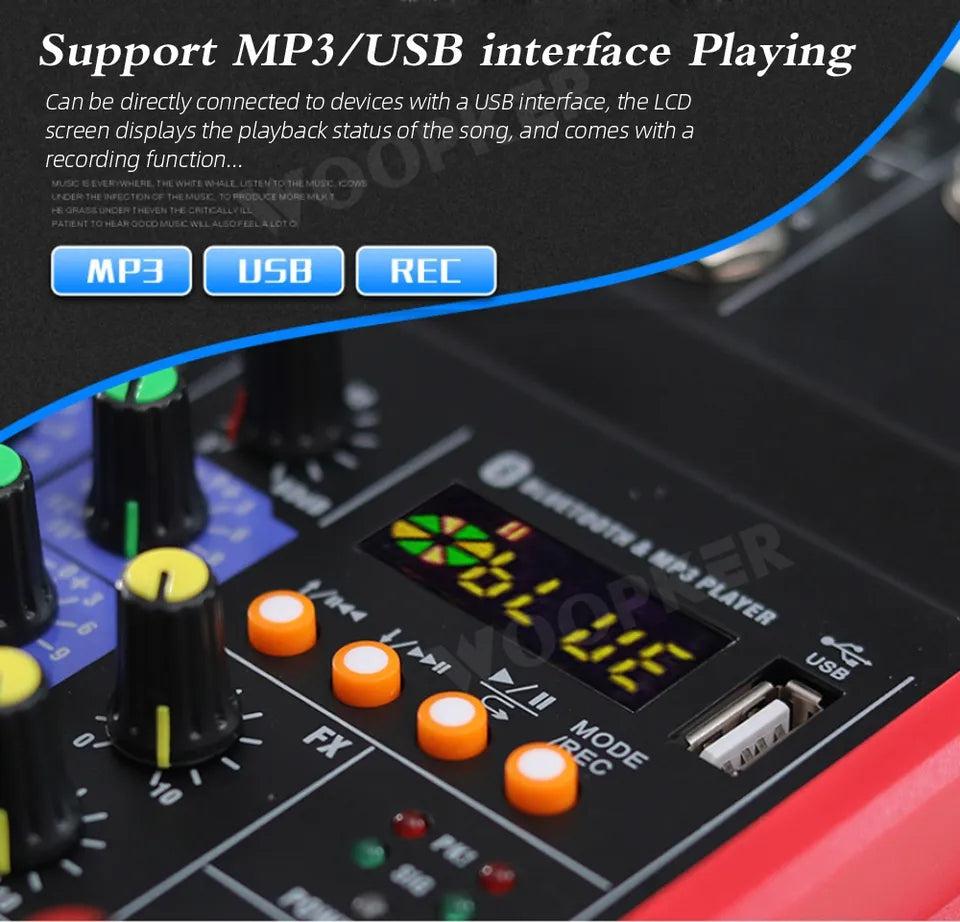 Hridz karaoke machine 4-channel mixer with wireless mics – image 7