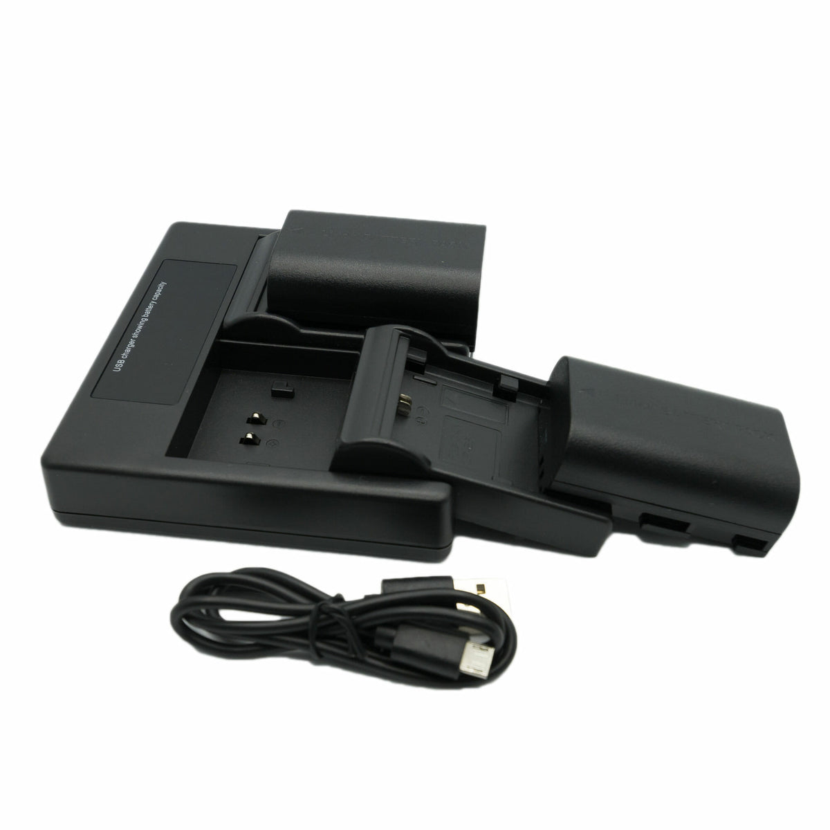 Hridz LP-E6/LP-E6NH Dual Battery Charger for Canon EOS R/R5/R6/5D/6D/7D/60D-90D