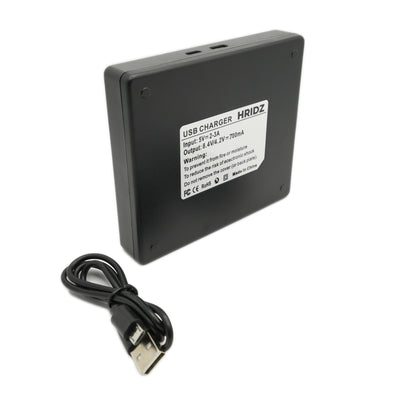 Hridz NP-FZ100 Dual Battery Charger for Sony Alpha 7/9 Series Cameras